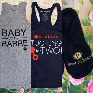 Pure Barre Pregnancy Bundle Tank & Socks